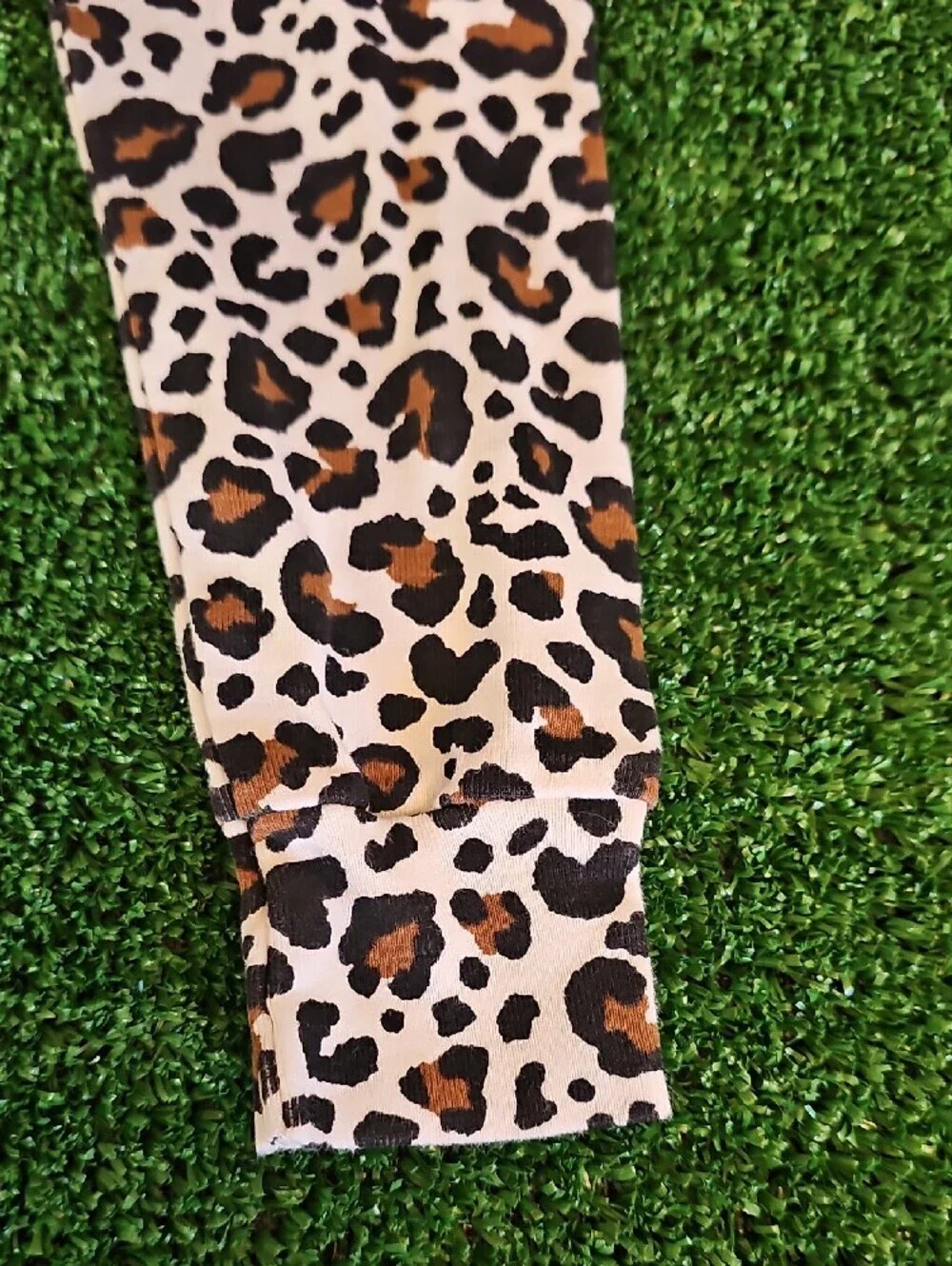 Old Navy Leopard Print Legging Pants - Brown/Black